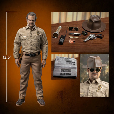 Jim Hopper (Season 1) – Threezero – ActionFigure Brasil — iluminação de estúdio