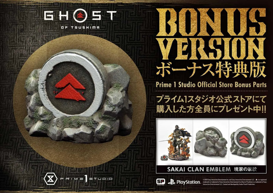 Jin Sakai, The Ghost (Deluxe Bonus Version) Ghost of Tsushima – Prime1Studio – ActionFigure Brasil