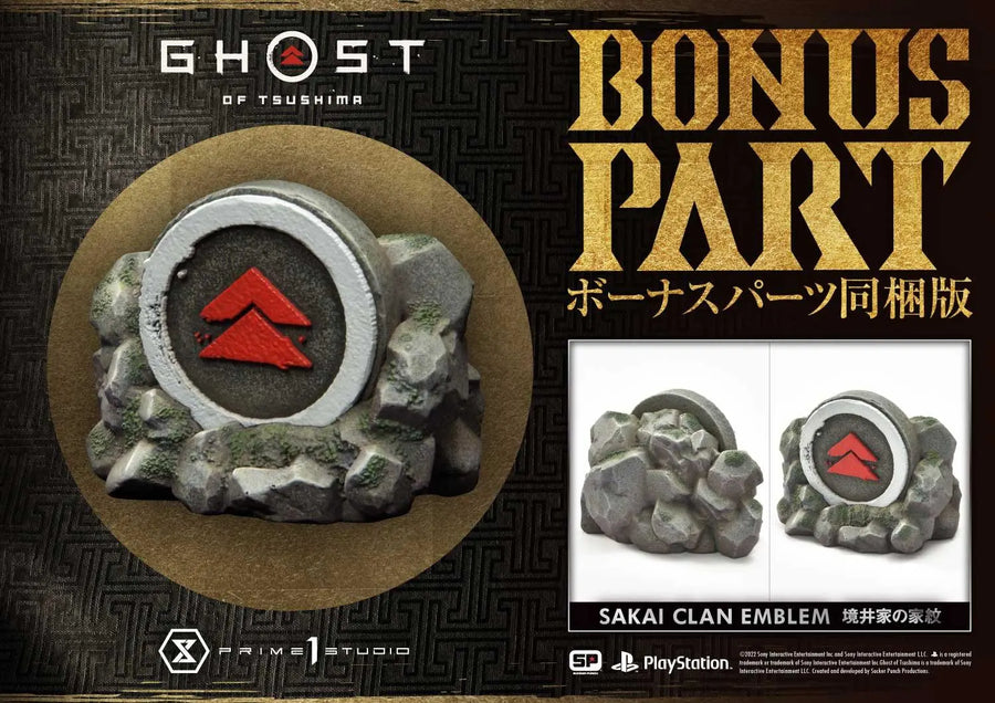 Jin Sakai, The Ghost (Deluxe Bonus Version) Ghost of Tsushima – Prime1Studio – ActionFigure Brasil
