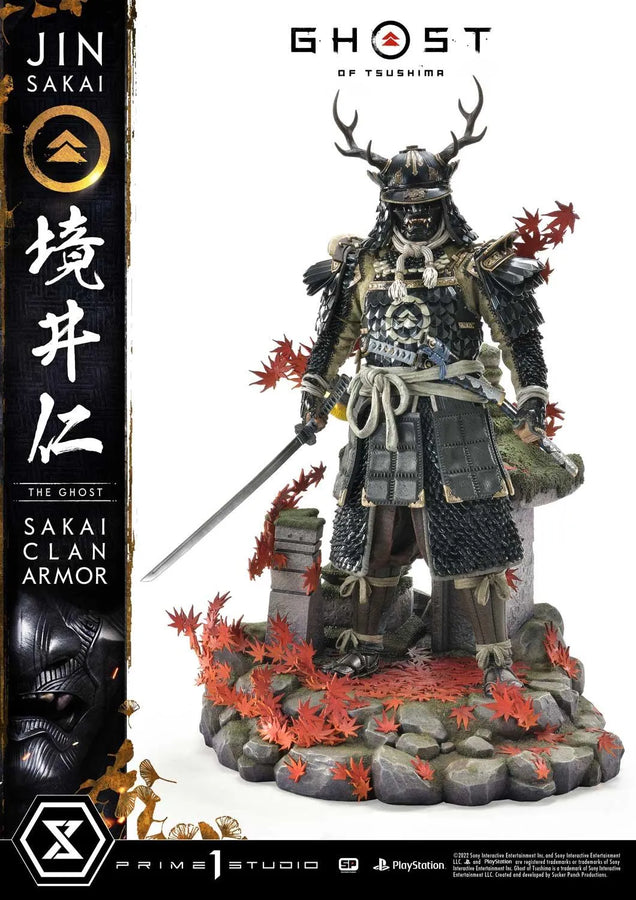 Jin Sakai, The Ghost (Deluxe Bonus Version) Ghost of Tsushima – Prime1Studio – ActionFigure Brasil