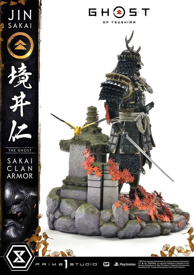 Jin Sakai, The Ghost (Deluxe Bonus Version) Ghost of Tsushima – Prime1Studio – ActionFigure Brasil