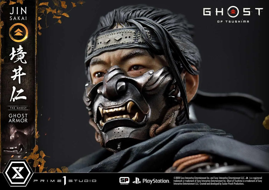 Jin Sakai, The Ghost (Deluxe Bonus Version) Ghost of Tsushima – Prime1Studio – ActionFigure Brasil