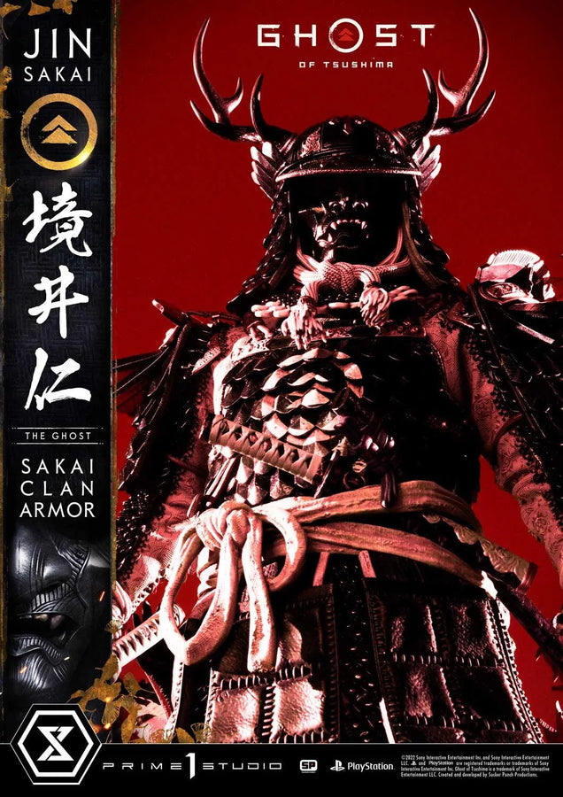 Jin Sakai, The Ghost (Deluxe Bonus Version) Ghost of Tsushima – Prime1Studio – ActionFigure Brasil