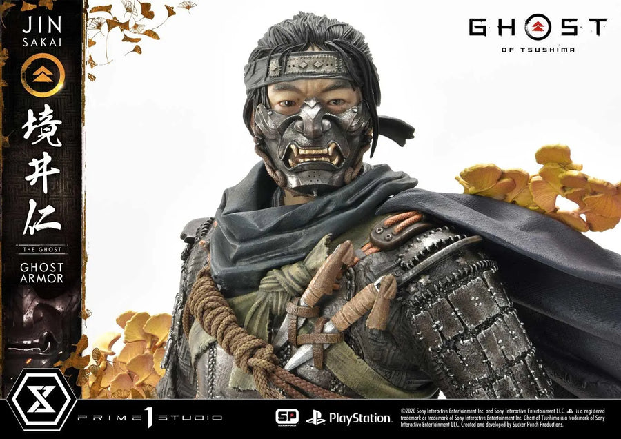 Jin Sakai, The Ghost (Deluxe Bonus Version) Ghost of Tsushima – Prime1Studio – ActionFigure Brasil