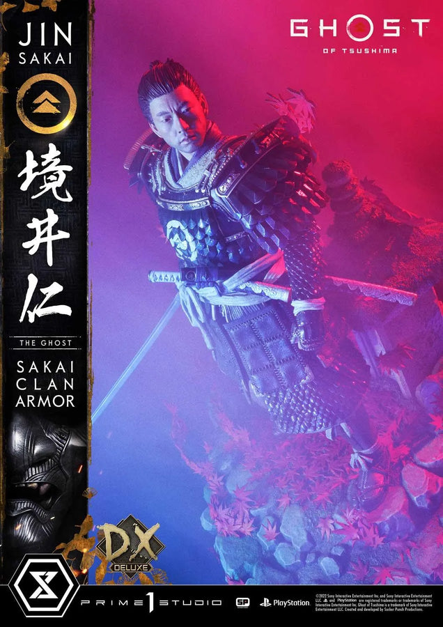 Jin Sakai, The Ghost (Deluxe Bonus Version) Ghost of Tsushima – Prime1Studio – ActionFigure Brasil
