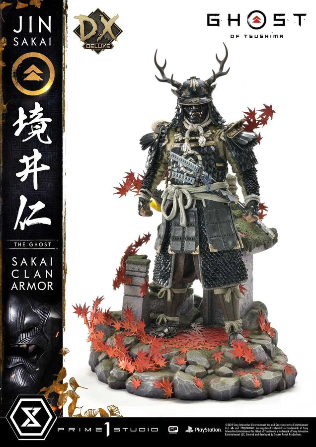 Jin Sakai, The Ghost (Deluxe Bonus Version) Ghost of Tsushima – Prime1Studio – ActionFigure Brasil