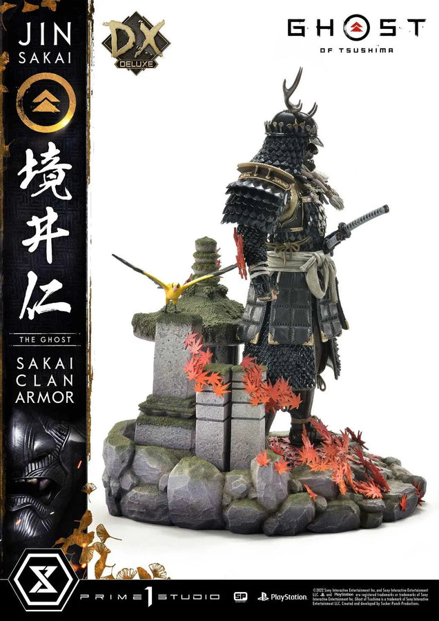 Jin Sakai, The Ghost (Deluxe Bonus Version) Ghost of Tsushima – Prime1Studio – ActionFigure Brasil