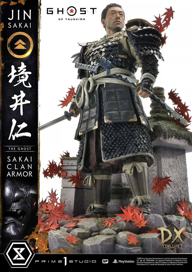 Jin Sakai, The Ghost (Deluxe Bonus Version) Ghost of Tsushima – Prime1Studio – ActionFigure Brasil