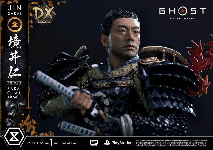 Jin Sakai, The Ghost (Deluxe Version) Ghost of Tsushima – Prime1Studio – ActionFigure Brasil