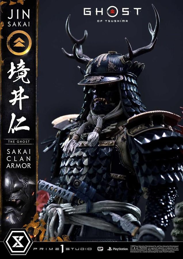 Jin Sakai, The Ghost (Deluxe Version) Ghost of Tsushima – Prime1Studio – ActionFigure Brasil
