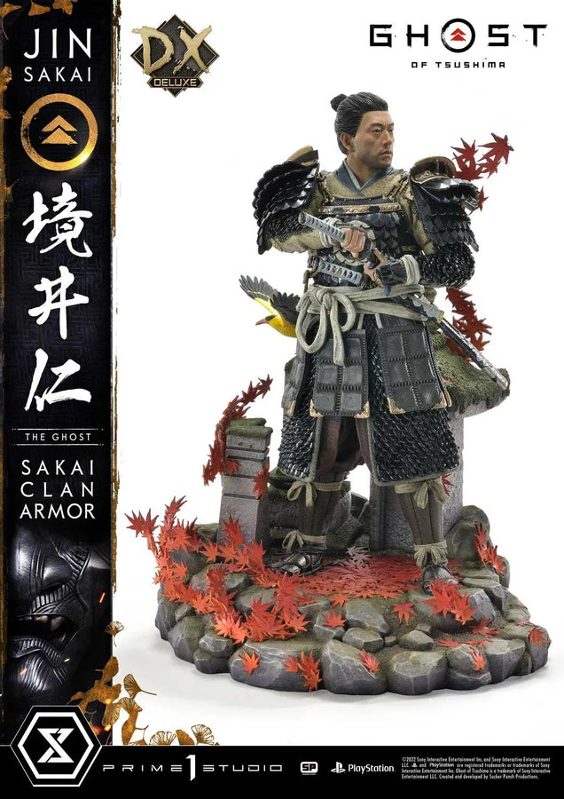 Jin Sakai, The Ghost (Deluxe Version) Ghost of Tsushima – Prime1Studio – ActionFigure Brasil