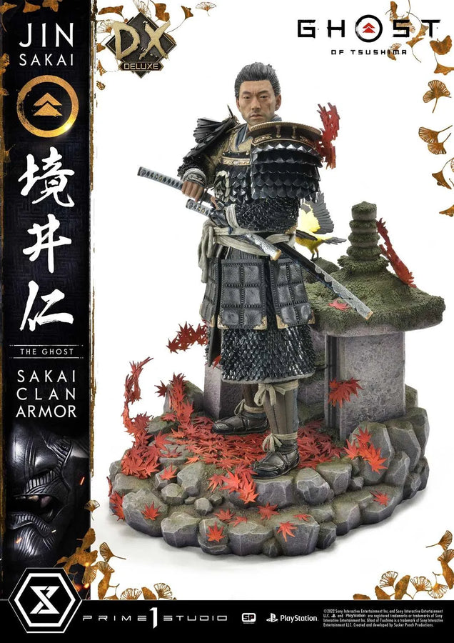 Jin Sakai, The Ghost (Deluxe Version) Ghost of Tsushima – Prime1Studio – ActionFigure Brasil