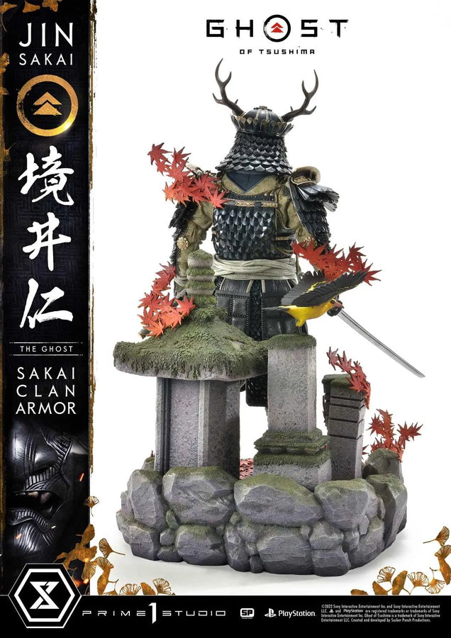 Jin Sakai, The Ghost (Deluxe Version) Ghost of Tsushima – Prime1Studio – ActionFigure Brasil
