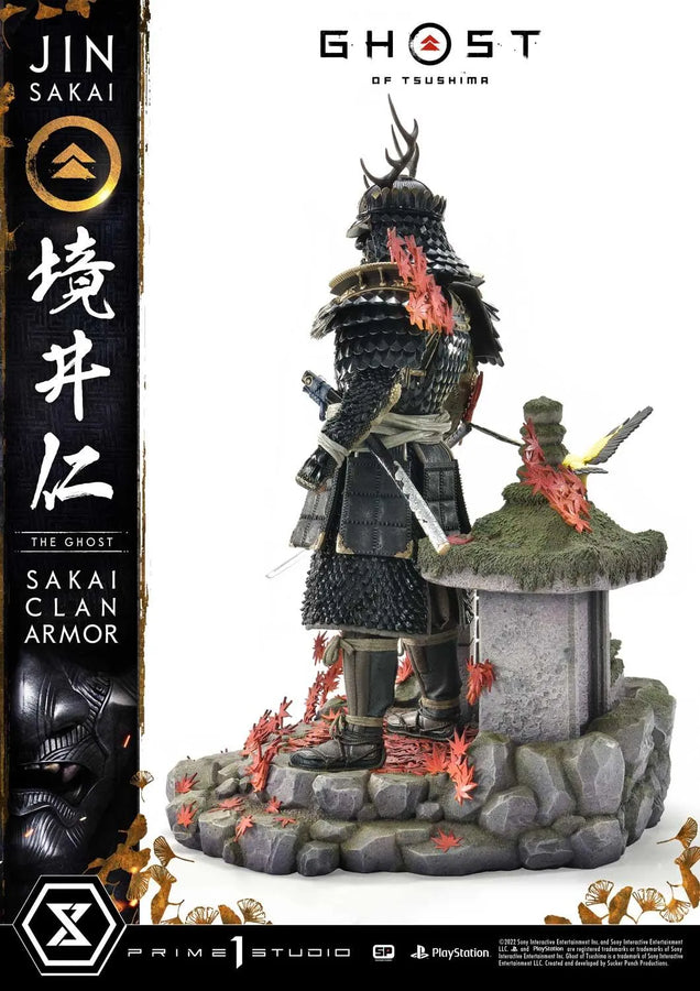 Jin Sakai, The Ghost (Deluxe Version) Ghost of Tsushima – Prime1Studio – ActionFigure Brasil