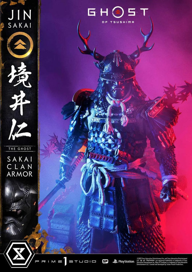 Jin Sakai, The Ghost (Deluxe Version) Ghost of Tsushima – Prime1Studio – ActionFigure Brasil