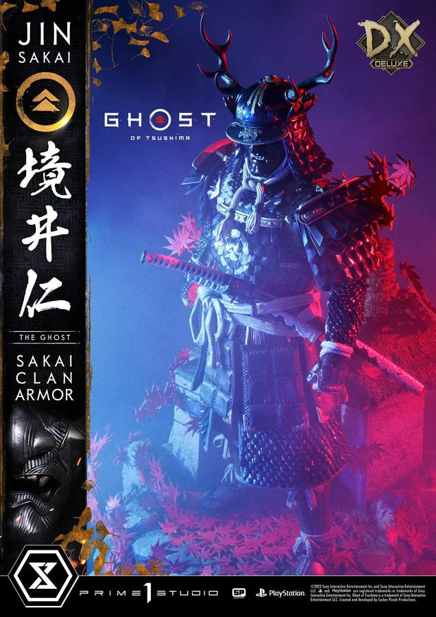 Jin Sakai, The Ghost (Deluxe Version) Ghost of Tsushima – Prime1Studio – ActionFigure Brasil