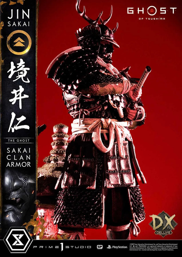 Jin Sakai, The Ghost (Deluxe Version) Ghost of Tsushima – Prime1Studio – ActionFigure Brasil