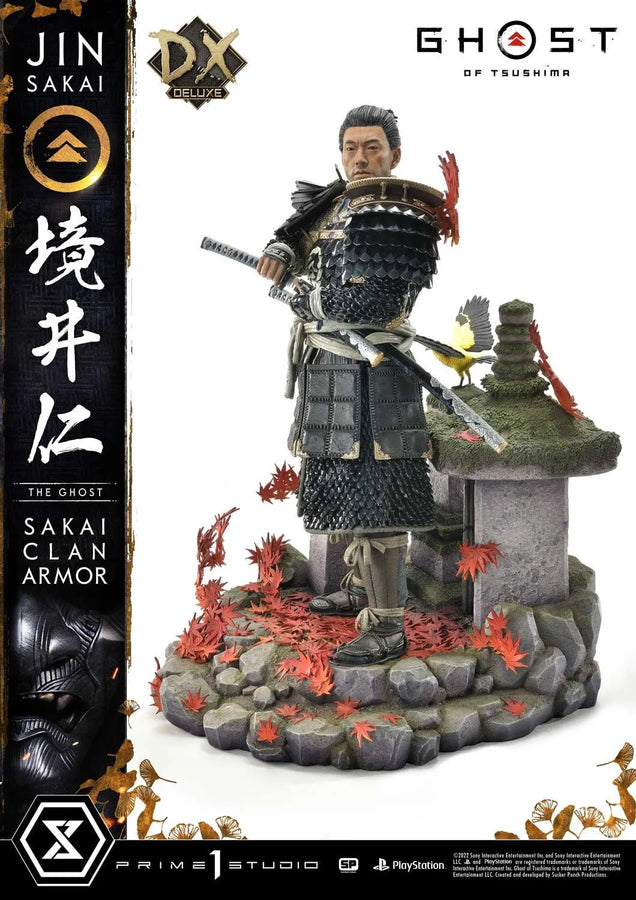 Jin Sakai, The Ghost (Deluxe Version) Ghost of Tsushima – Prime1Studio – ActionFigure Brasil