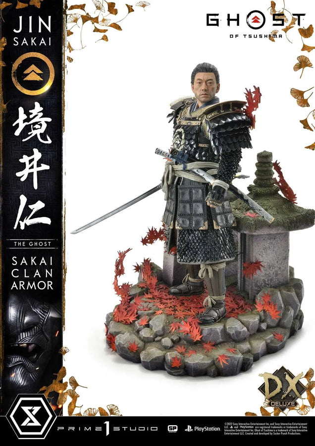Jin Sakai, The Ghost (Deluxe Version) Ghost of Tsushima – Prime1Studio – ActionFigure Brasil