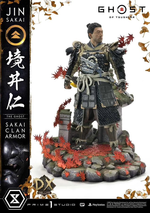 Jin Sakai, The Ghost (Deluxe Version) Ghost of Tsushima – Prime1Studio – ActionFigure Brasil