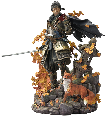 Jin Sakai, The Ghost (Ghost Armor Edition Deluxe Version) - LIMITED EDITION: 200 (Ghost Armor Deluxe Edition) – Prime 1 Studio – ActionFigure Brasil
