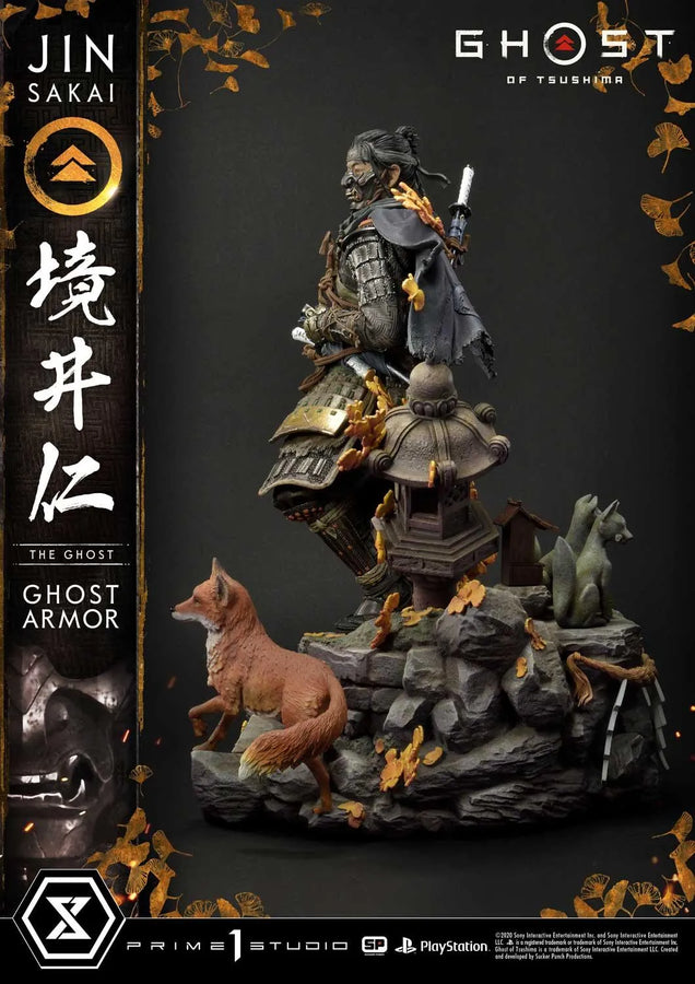 Jin Sakai, The Ghost (Regular Version) Ghost of Tsushima – Prime1Studio – ActionFigure Brasil