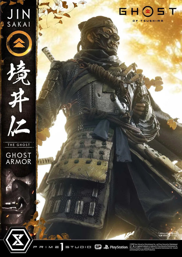 Jin Sakai, The Ghost (Regular Version) Ghost of Tsushima – Prime1Studio – ActionFigure Brasil