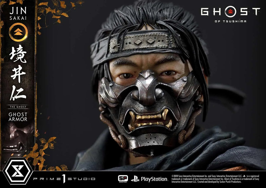 Jin Sakai, The Ghost (Regular Version) Ghost of Tsushima – Prime1Studio – ActionFigure Brasil