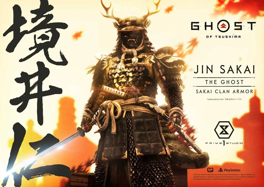 Jin Sakai, The Ghost (Regular Version) Ghost of Tsushima – Prime1Studio – ActionFigure Brasil