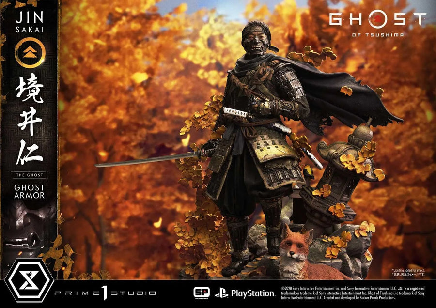 Jin Sakai, The Ghost (Regular Version) Ghost of Tsushima – Prime1Studio – ActionFigure Brasil