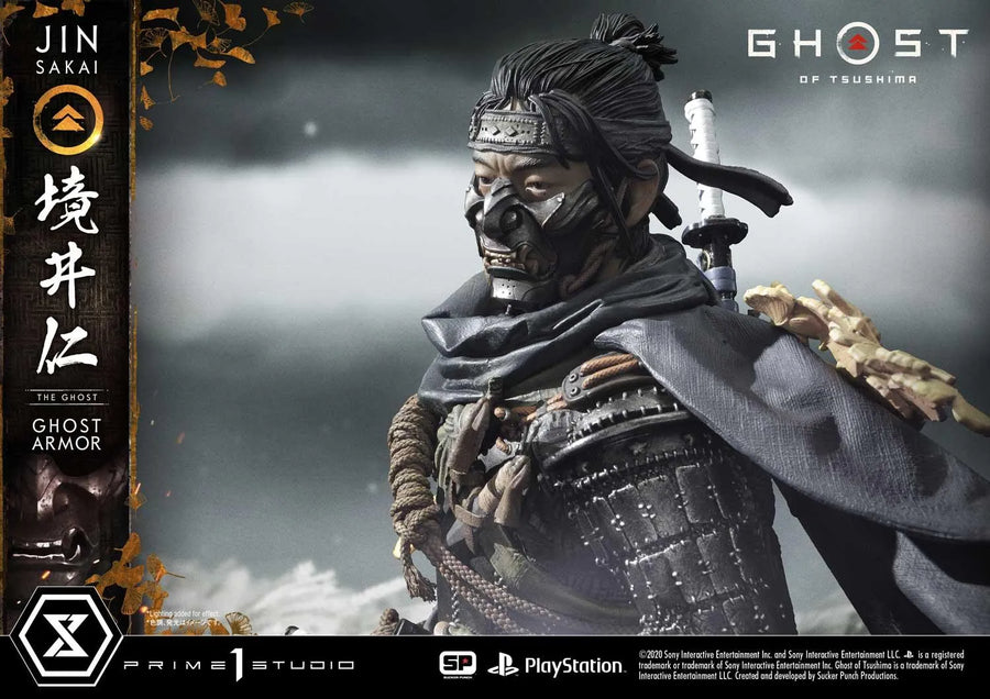 Jin Sakai, The Ghost (Regular Version) Ghost of Tsushima – Prime1Studio – ActionFigure Brasil