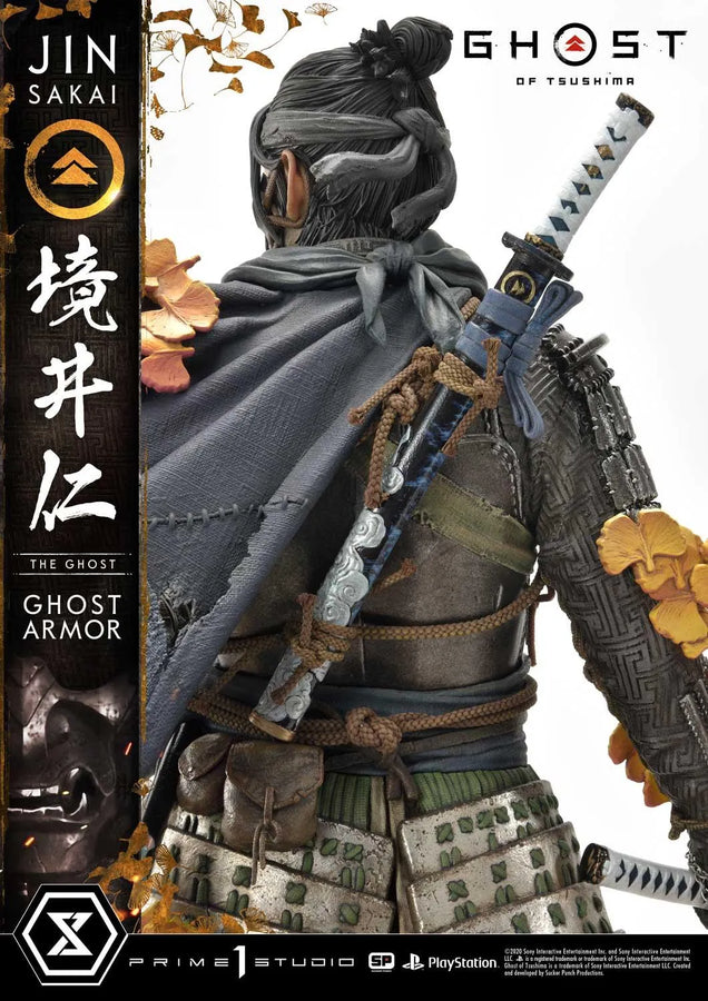 Jin Sakai, The Ghost (Regular Version) Ghost of Tsushima – Prime1Studio – ActionFigure Brasil