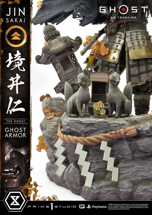 Jin Sakai, The Ghost (Regular Version) Ghost of Tsushima – Prime1Studio – ActionFigure Brasil