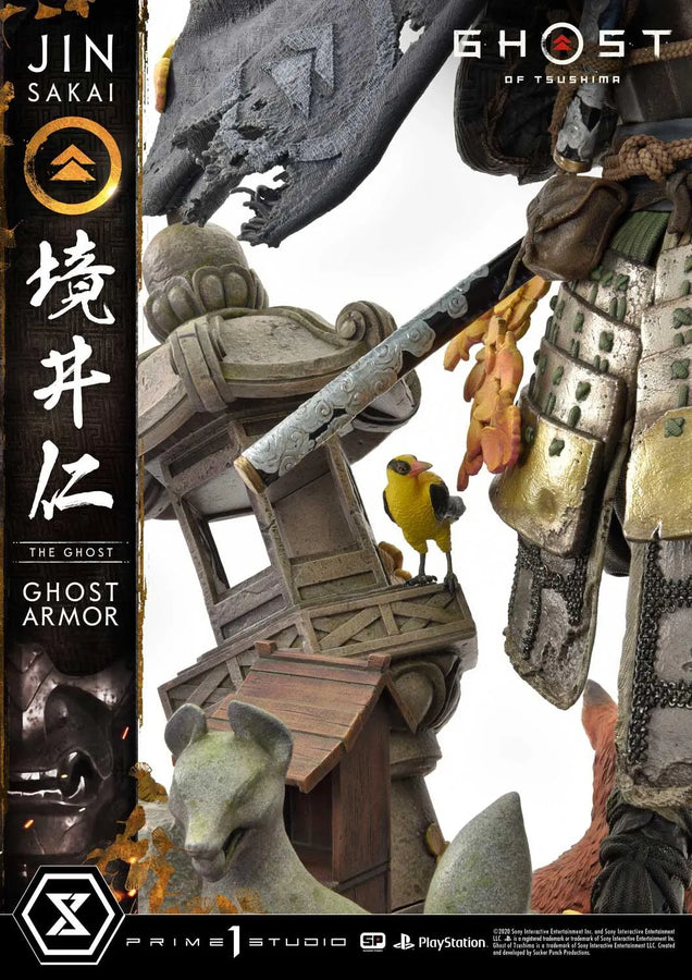 Jin Sakai, The Ghost (Regular Version) Ghost of Tsushima – Prime1Studio – ActionFigure Brasil