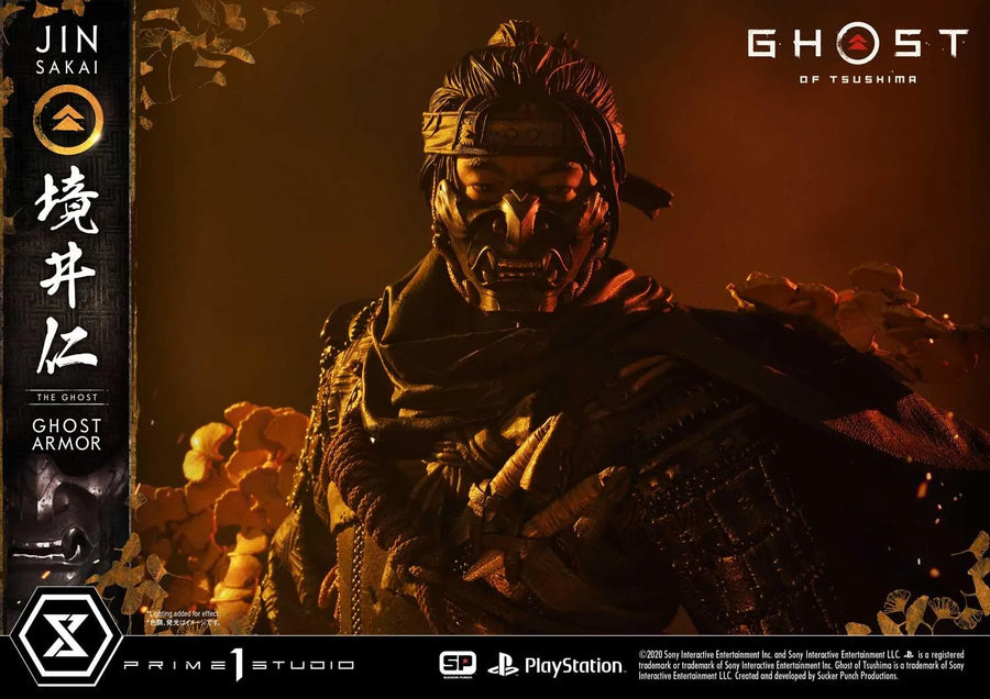 Jin Sakai, The Ghost (Regular Version) Ghost of Tsushima – Prime1Studio – ActionFigure Brasil