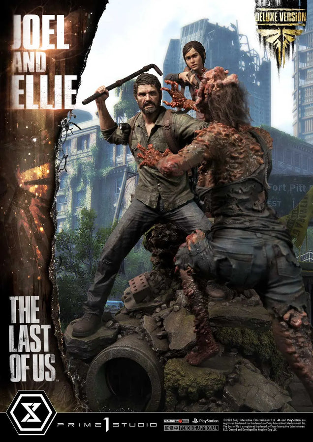 Joel ＆ Ellie (Deluxe Bonus Version) The Last of Us PartⅠ – Prime1Studio – ActionFigure Brasil