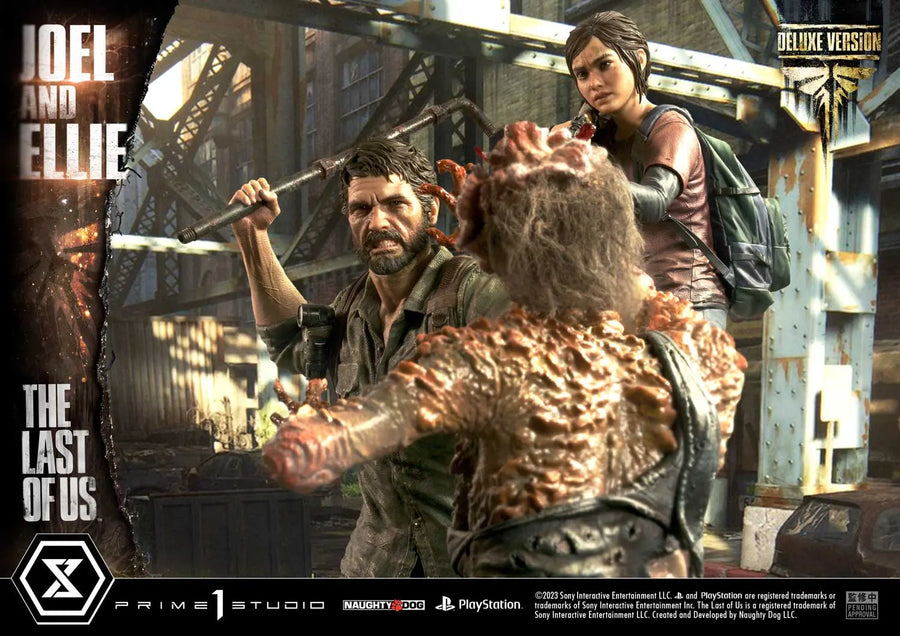 Joel ＆ Ellie (Deluxe Bonus Version) The Last of Us PartⅠ – Prime1Studio – ActionFigure Brasil