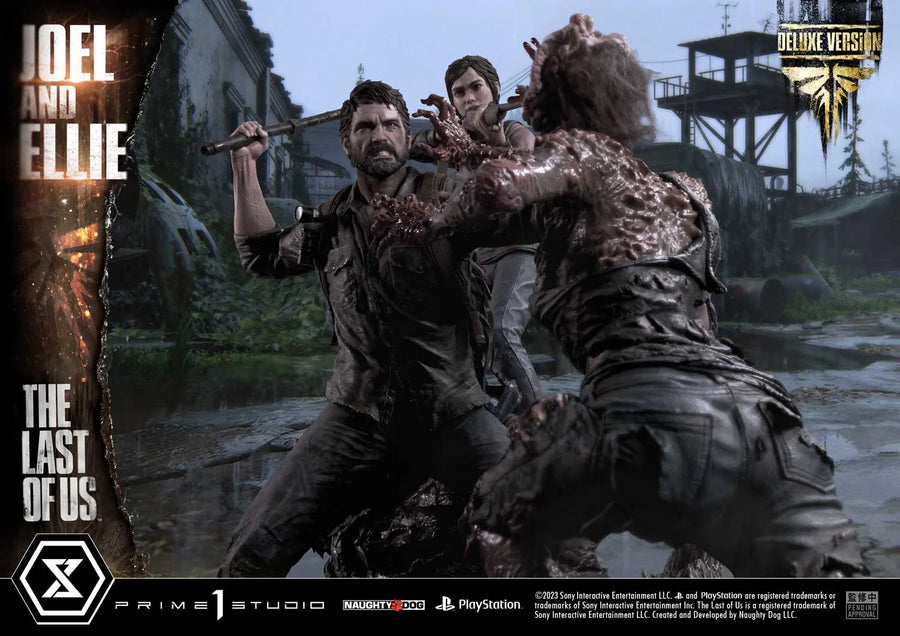 Joel ＆ Ellie (Deluxe Bonus Version) The Last of Us PartⅠ – Prime1Studio – ActionFigure Brasil