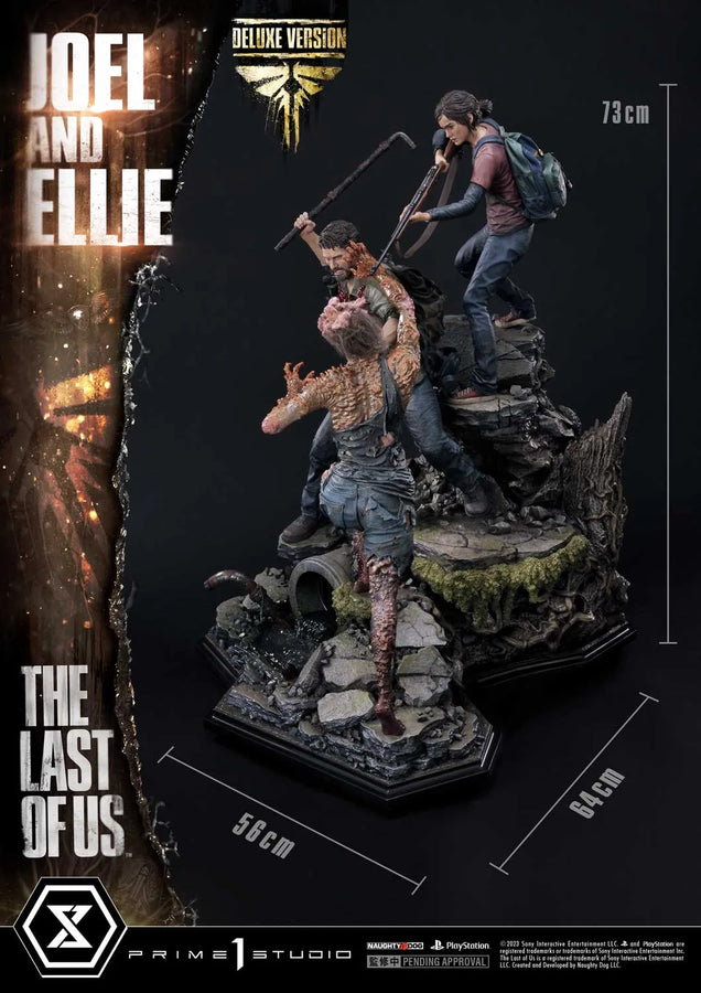 Joel ＆ Ellie (Deluxe Bonus Version) The Last of Us PartⅠ – Prime1Studio – ActionFigure Brasil