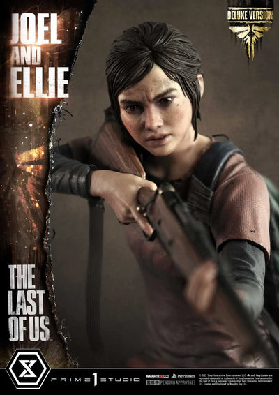 Joel & Ellie (Deluxe Version) - LIMITED EDITION: 200 (Deluxe Version) – Prime 1 Studio – ActionFigure Brasil — embalagem