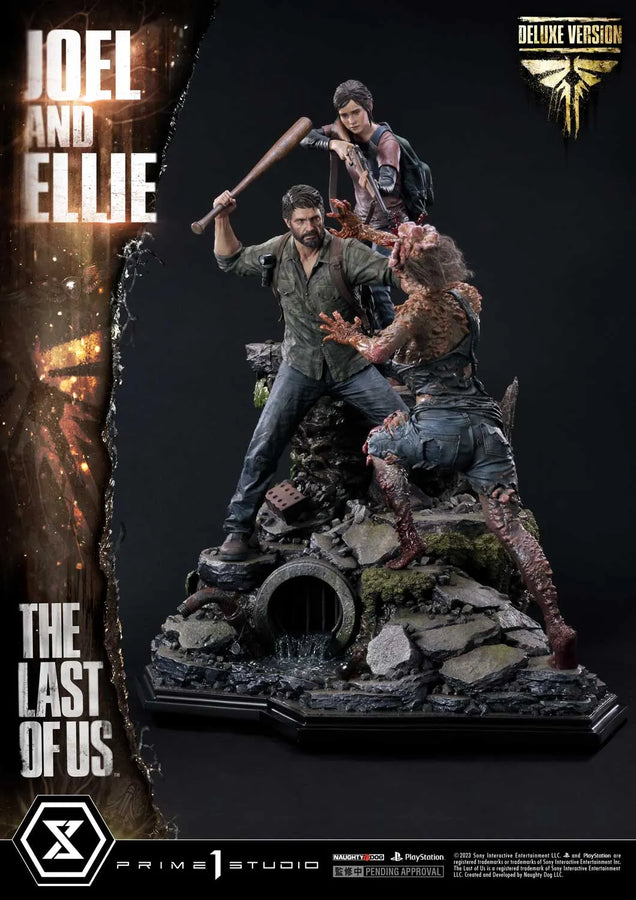 Joel ＆ Ellie (Deluxe Version) The Last of Us PartⅠ – Prime1Studio – ActionFigure Brasil