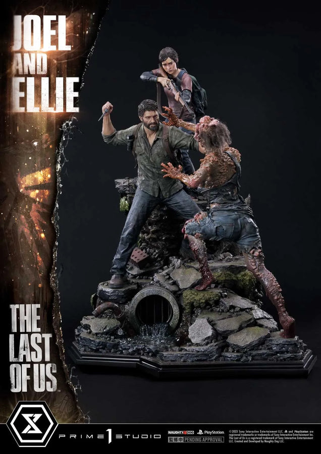 Joel & Ellie - LIMITED EDITION: 200 (Standard Version) – Prime 1 Studio – ActionFigure Brasil