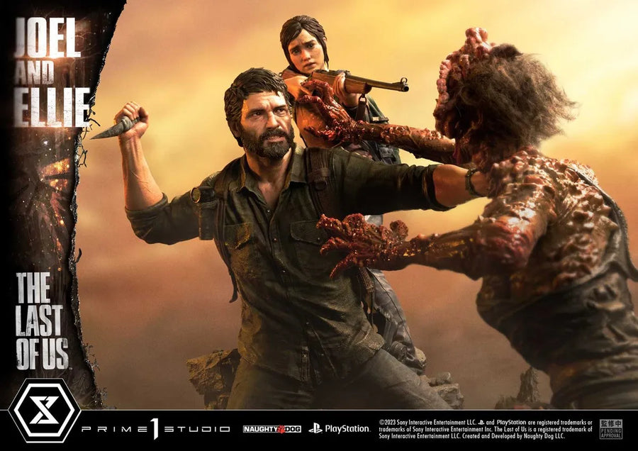 Joel & Ellie - LIMITED EDITION: 200 (Standard Version) – Prime 1 Studio – ActionFigure Brasil
