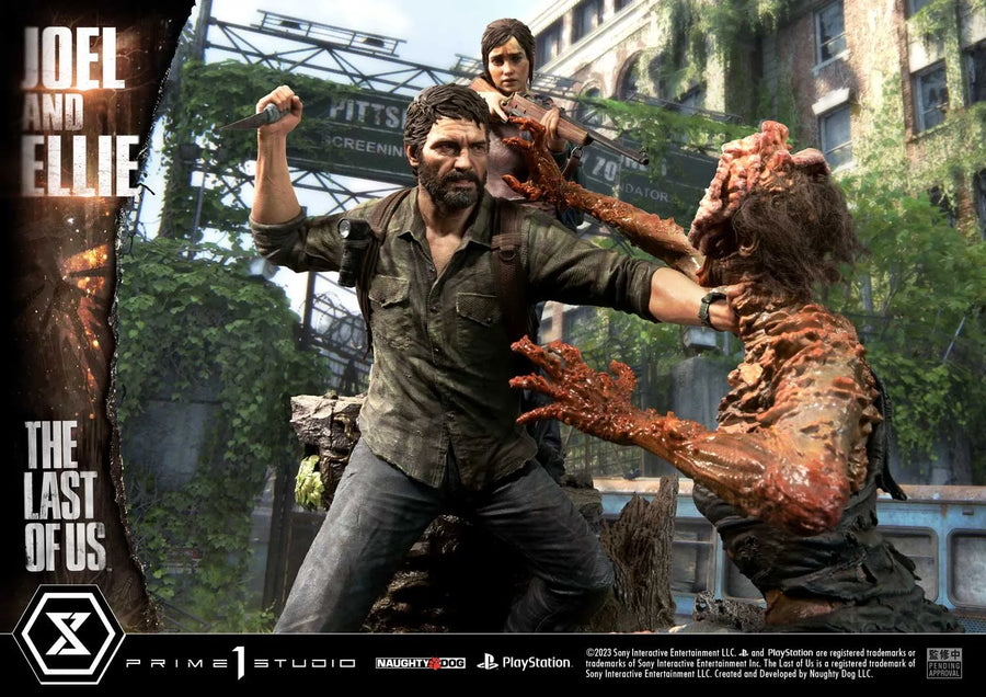 Joel & Ellie - LIMITED EDITION: 200 (Standard Version) – Prime 1 Studio – ActionFigure Brasil