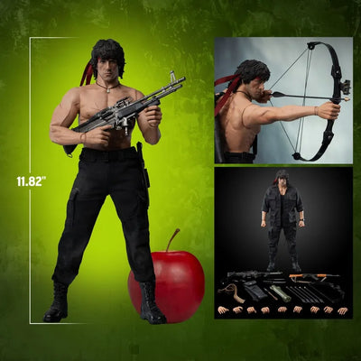 John Rambo – Threezero – ActionFigure Brasil — ângulo diferente