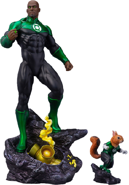 John Stewart – Green Lantern - LIMITED EDITION: 500 (Exclusive) – Tweeterhead – ActionFigure Brasil
