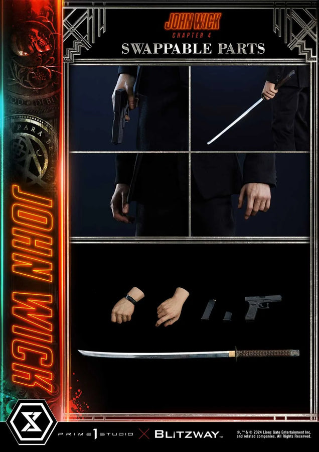 John Wick (Regular Version) John Wick: Chapter 4 (Film) – Prime1Studio – ActionFigure Brasil