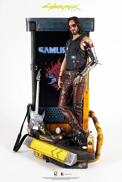 Johnny Silverhand - LIMITED EDITION: 2077 (Exclusive) – PureArts – ActionFigure Brasil — ângulo diferente
