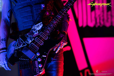 Johnny Silverhand - LIMITED EDITION: 2077 (Exclusive) – PureArts – ActionFigure Brasil — acessórios