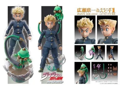 Jojo no Kimyou na Bouken - Diamond Is Not Crash - Echoes ACT 1 - Hirose Koichi - Super Action Statue #23 (Medicos Entertainment)ㅤ – Medicos Entertainment – ActionFigureBrasil — ângulo diferente